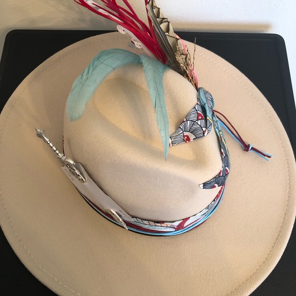 Custom-Made Felt Fedora - “Bird Eye View” - Picture 5 of 11